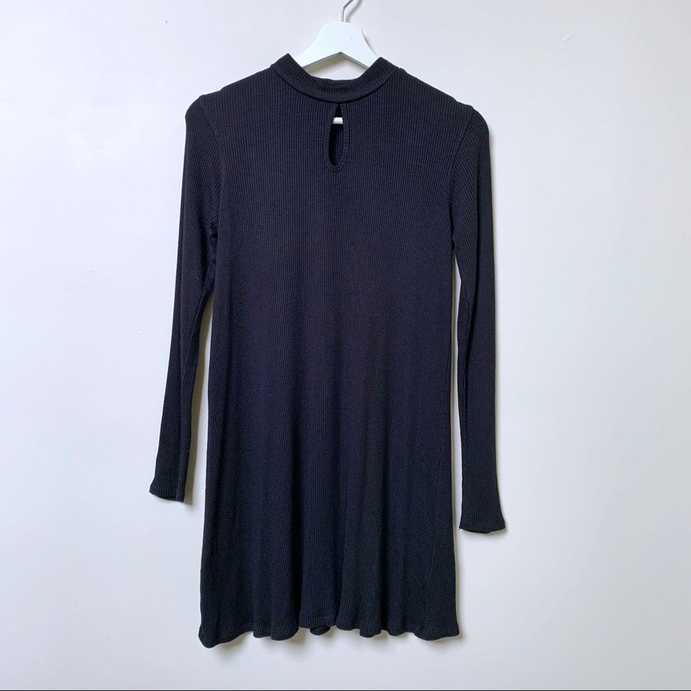 3/$30 RVCA Mockneck Ribbed Mini Dress - Picture 2 of 6